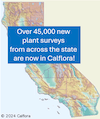 45,000 New Plant Surveys in Calflora